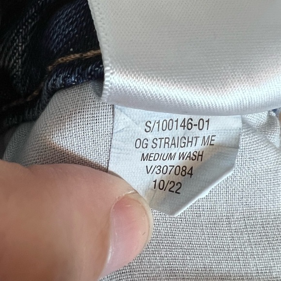 NWT Old Navy High-Rise O.G. Straight Secret Smooth Pockets Medium Wash Jeans - Picture 6 of 6